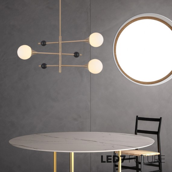 Loft Industry Modern - 2Balls Arrow Chandelier